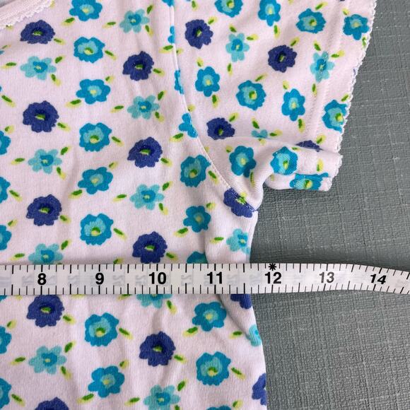 Vintage Gymboree Blue Floral Shirt Medium 3T/4T - Picture 7 of 7